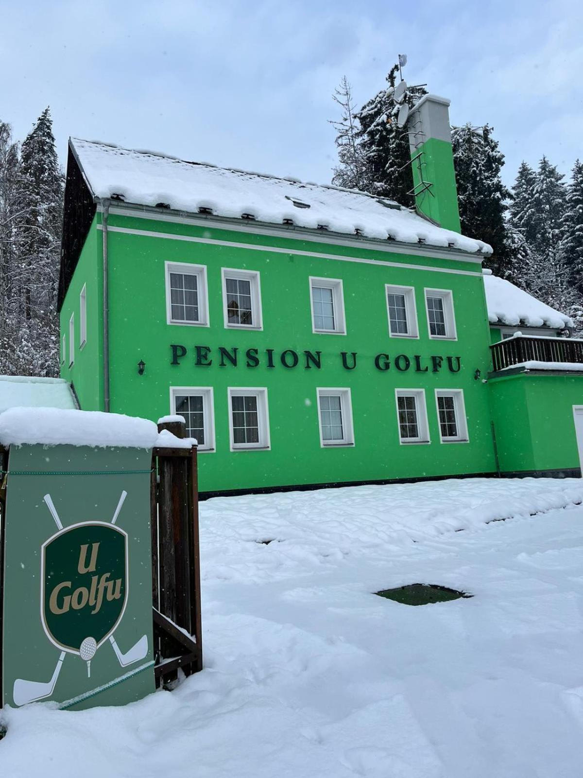 Pension U Golfu Cihelny Карлові Вари Екстер'єр фото