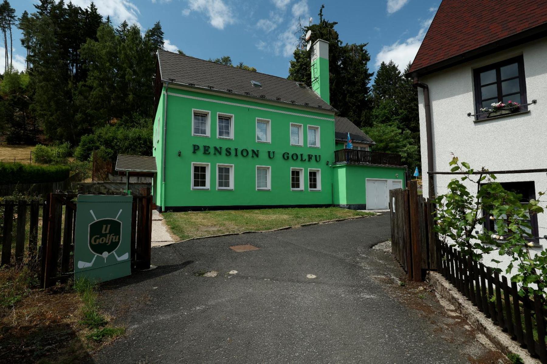 Pension U Golfu Cihelny Карлові Вари Екстер'єр фото
