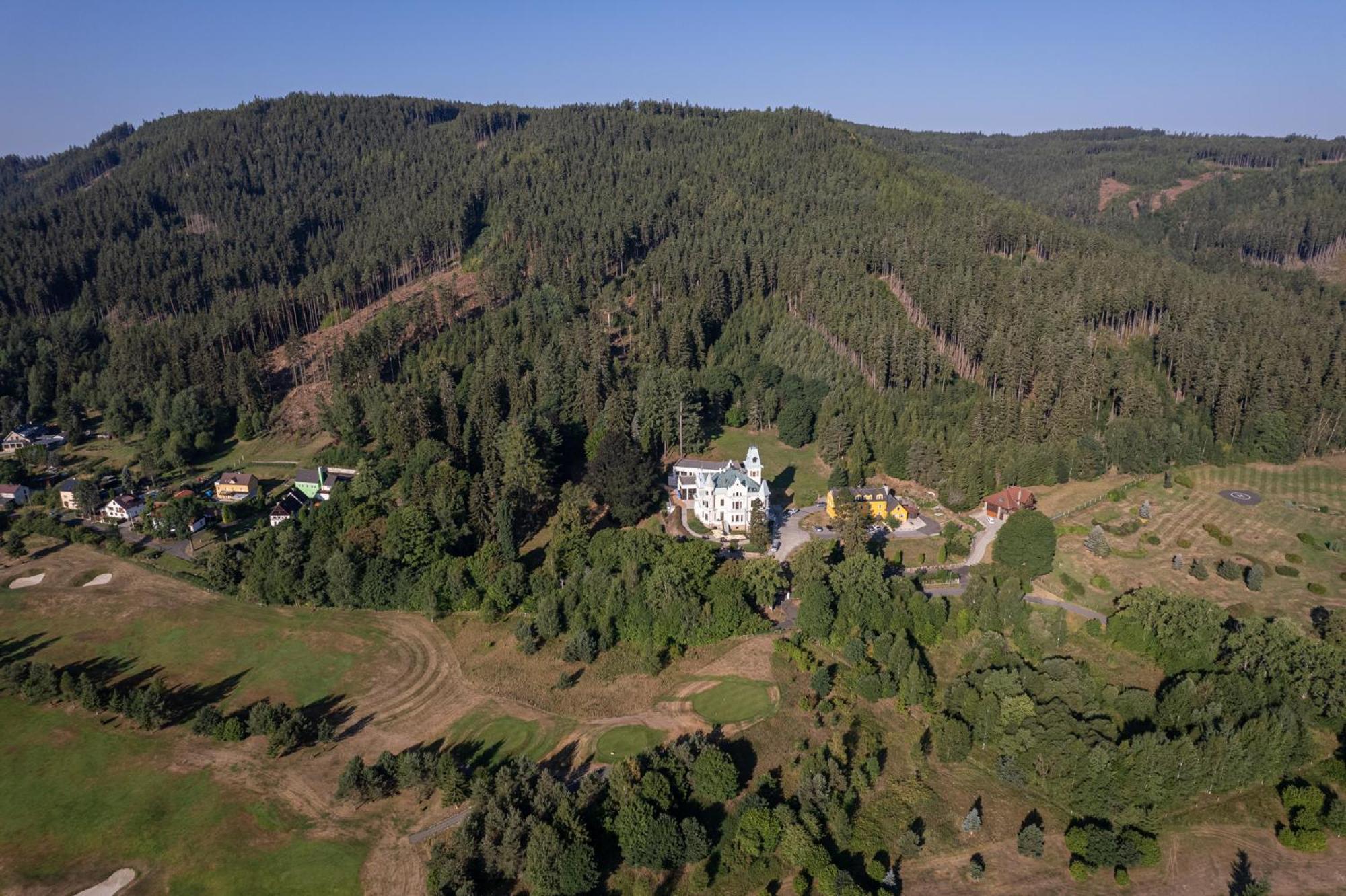 Pension U Golfu Cihelny Карлові Вари Екстер'єр фото
